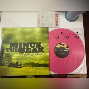 Minus The Bear - Menos El Oso - Pink Vinyl - MESSAGE FOR VINYL BUNDLE DEALS